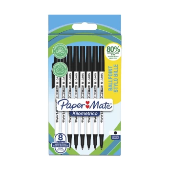 Rašiklis Paper Mate juoda 8 vnt. - 2187678