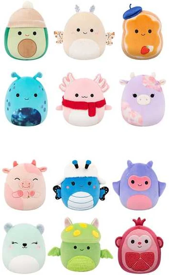 Squishmallows P25 pehmolelu, lajitelma, 19cm