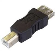 Adapteris USB PremiumCord PremiumCord USB redukce A-B, Moteris/Vyras