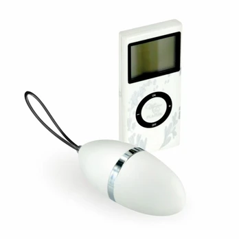 Plaisirs Secrets Vibrating Egg Baltas - Wireless Remote, 10 Modes, Compact