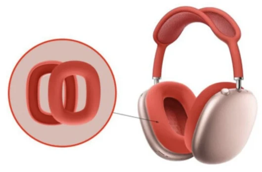 Bluetooth ryšio ausinės su dėklu, rožinės