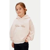 Calvin Klein Džemperis Oval LVCKSJB23G Rožinė Relaxed Fit