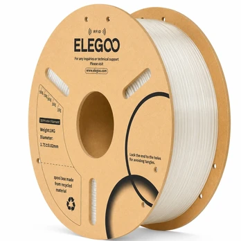 Elegoo PLA filamentas 1.75mm 1kg - RFID - permatomas
