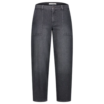 Regular džinsai moterims, Juoda, Jeans pants