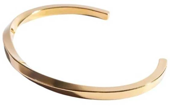 Marc Malone Gold-plated open bracelet for men Jack MCGB5117G