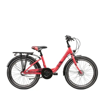 Children's bicycle S´COOL Wave Steel LTD, 20" coral/red