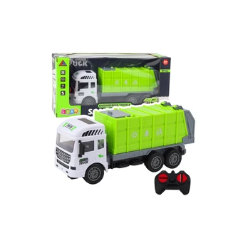 RC Garbage Truck Remote Controlled Light Green 1:24