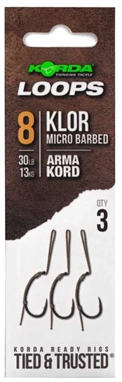 Surišti pavadėliai Korda Loop Rigs Klor