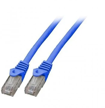 Mercodan Patchkabel KAT6 UTP, Bl?, 1,5m, Halogenfri, 2x4xAWG24
