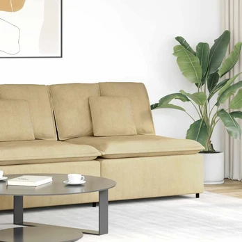 Modulinė sofa su centriniu moduliu, pilkai žalia, 100 cm