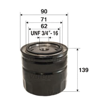 Alyvos filtras VALEO 586043