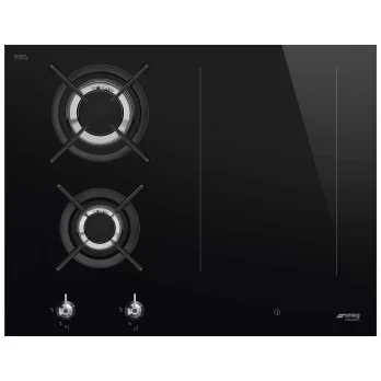 SMEG dujinė - indukcinė kaitlentė PM3643D