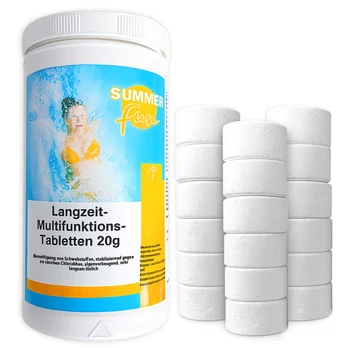 Dmuchane daugiafunkcės chloro tabletės baseinui 20 g, 1 kg