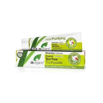 Natūrali dantų pasta Dr. Organic Tea Tree, 100 ml
