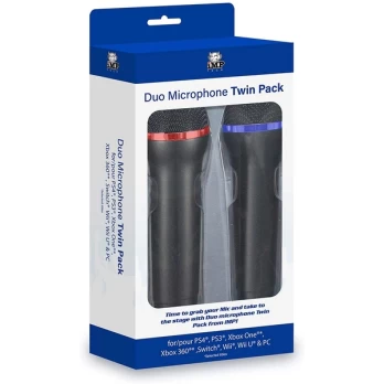 Mikrofonų rinkinys iMP Tech Universal Duets Twin USB Microphone Pack