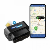 IoT YUKAtrack AIO GPS OBD2 Car Tracker with SIM + Data Flat kaina