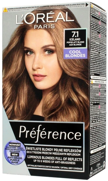 Plaukų dažai L’Oréal Paris Preference Cool Blondes, iceland