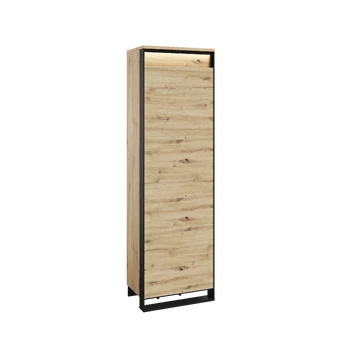 Spinta QUANT WARDROBE QG1DAC, ąžuolas-artisan/juoda