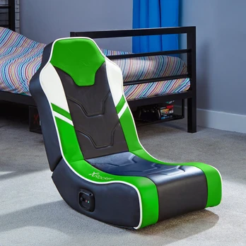 X-Rocker - Shadow 2.0 Stereo Audio Gaming Floor Rocker - Green - SOLO