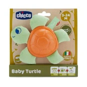 Kramtukas Chicco Baby Turtle, žalias/oranžinis kaina