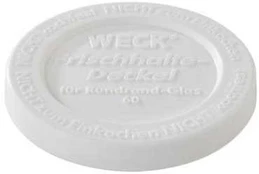 Multi Låg Plast Hvid til Weck Ø6.7 cm,15 pk x 5 stk/krt