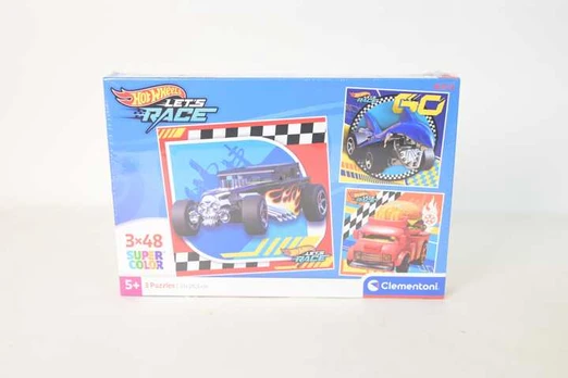Clementoni CLE puzzle 3x48 SuperKolor Hot Wheels 25313
