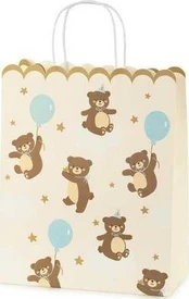 Party Deco Teddy Bears dovanų maišelis 26x32,5x13cm MIX