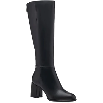 Auliniai moterims, Juoda, Long heeled boot