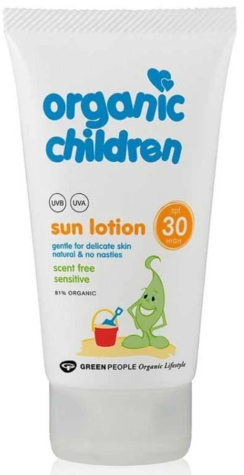 Apsauginis losjonas nuo saulės vaikams SPF30 Žalias PEOPLE, 150 ml