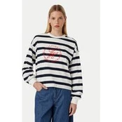 Tommy Hilfiger Džemperis Th Roundal WW0WW50969 Balta Regular Fit