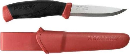 Morakniv Companion peilis raudonas nerūdijantis plienas