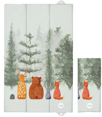 Vaikiškas sulankstomas vystymo kilimėlis Ceba Baby Basic, 50 × 80 cm