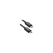 Laidas StarTech Thunderbolt 3 TBLT3MM2M Thunderbolt 3, Thunderbolt 3, 2 m, juoda kaina