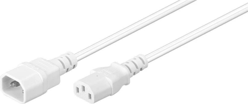 MicroConnect Maitinimo laidas C13 - C14 3m Balta