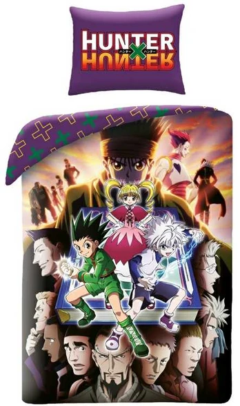 MCU Hunter X Hunter Sengetøj 140 x 200 cm - 100 procent bomuld