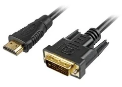 Sharkoon Adapterkabel HDMI > DVI-D (juodas, 5 Meter, Dual Link, 24+1)