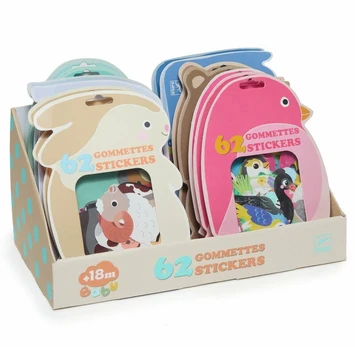 Plakatas Djeco - Stickers for little ones display