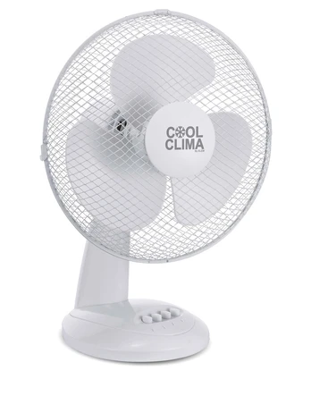 Stalinis ventiliatorius COOL CLIMA, 40W, 30 cm, 3 greičiai, baltos sp.