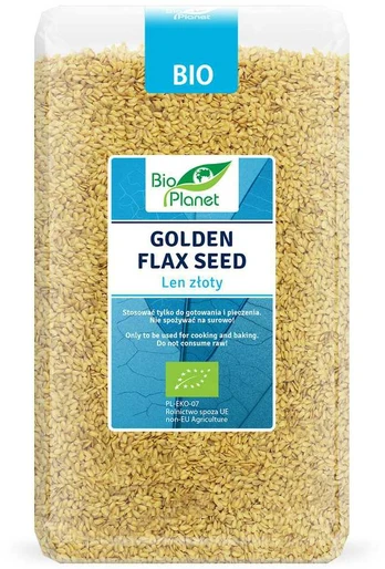 Ekologiški linų sėmenys (auksiniai) BIO PLANET, 1kg