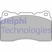 Stabdžių trinkelių rinkinys, diskinis stabdys DELPHI LP1944 kaina