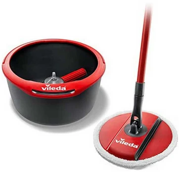 Mop with Bucket Vileda Spin &amp; Clean Besisukantis polipropileno