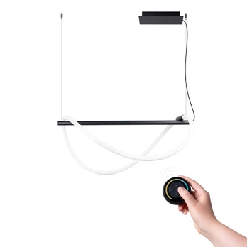 Pendant lamp GALAKSE 84 black LED 2700-6500K gaismeklis