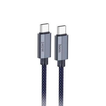 USB kabelis Hoco U134 240W USB-C to USB-C 1.8m juodas