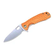 Honey Badger Leaf Large Orange knife 01HO045