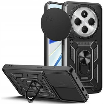 Juodas dėklas Xiaomi Redmi 14C telefonui "Tech-Protect Camshield Pro"