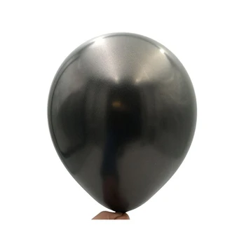 Balionai, perlamutriniai, juodi 30cm., 50 vnt.