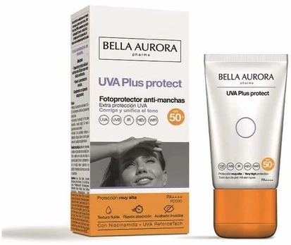 Bella Aurora Plus Protect Sunscreen Ani-Spots SPF50+ Apsauginis kremas nuo saulės 50ml
