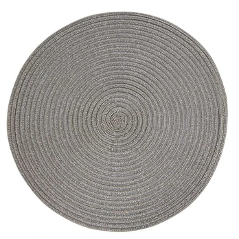 Table mat dia. 38 cm sidabrinis pilkas