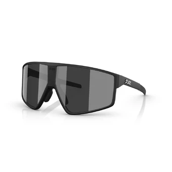 BLIZ P002 Small akiniai | Matte Black - Smoke Silver Multicolour