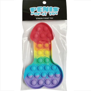 KHEPER GAMES - Spalvotas Pop-It Penis Žaislas